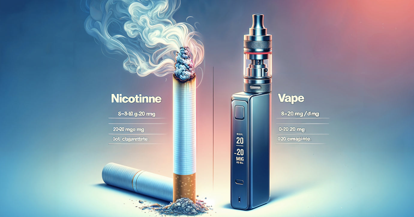 Nicotine in Cigarette vs Vape