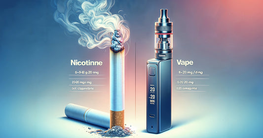 Nicotine in Cigarette vs Vape