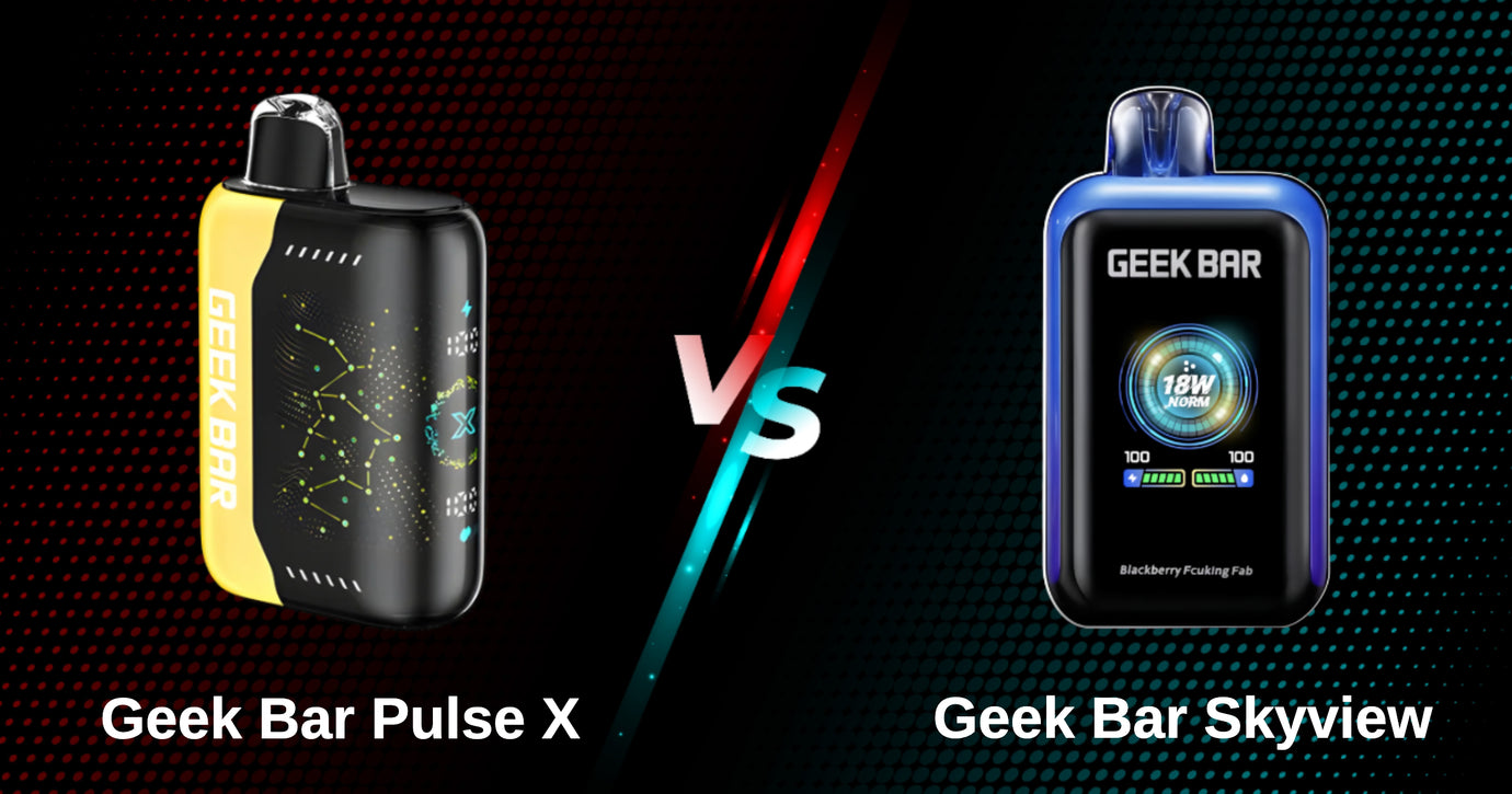 Geek bar Pulse X VS Geek bar Skyview