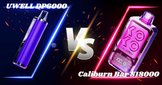 Uwell Caliburn Bar S18000 VS Uwell DP6000