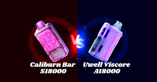 Uwell Viscore A18000 VS Caliburn Bar S18000