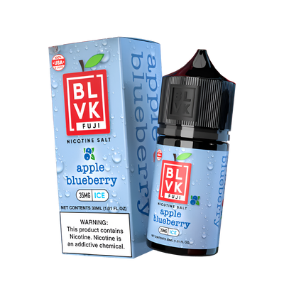 BLVK Fuji Salt Nicotine Vape Juice 35 Mg Apple Blueberry Ice 