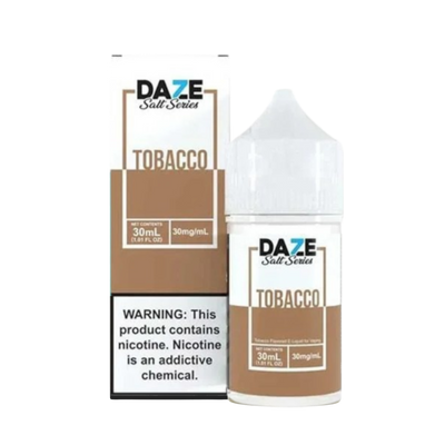 7 Daze 7obacco & Glacial Mint Salt Nicotine Vape Juice 30 Mg Tobacco 