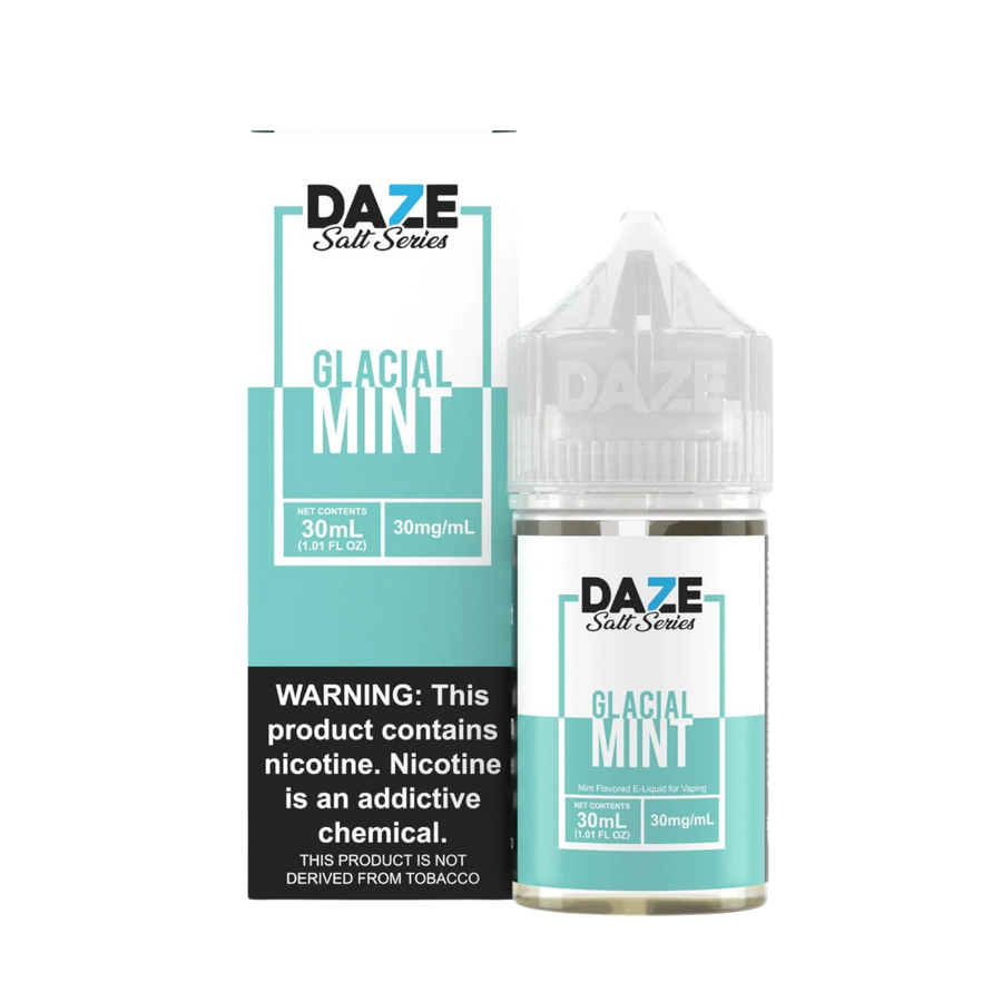 7 Daze 7obacco & Glacial Mint Salt Nicotine Vape Juice 30 Mg Glacial Mint 