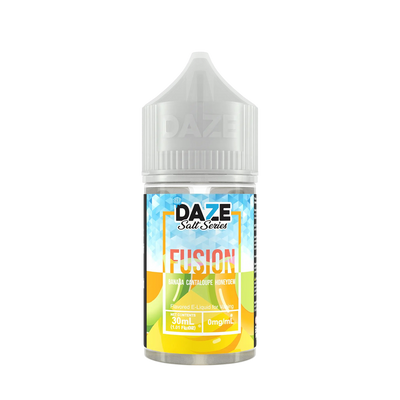 7 Daze Fusion Iced Salt Nicotine Vape Juice 30 Mg Banana Cantaloupe Honeydew Iced 