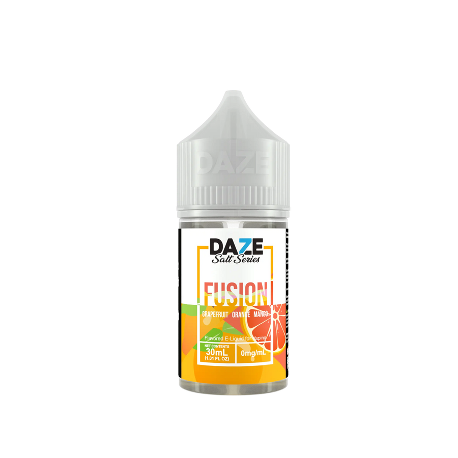 7 Daze Fusion Salt Nicotine Vape Juice 30 Mg Grapefruit Orange Mango 