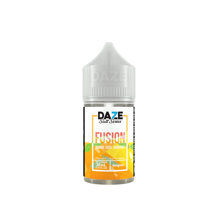 7 Daze Fusion Salt Nicotine Vape Juice 30 Mg Orange Yuzu Tangerine 