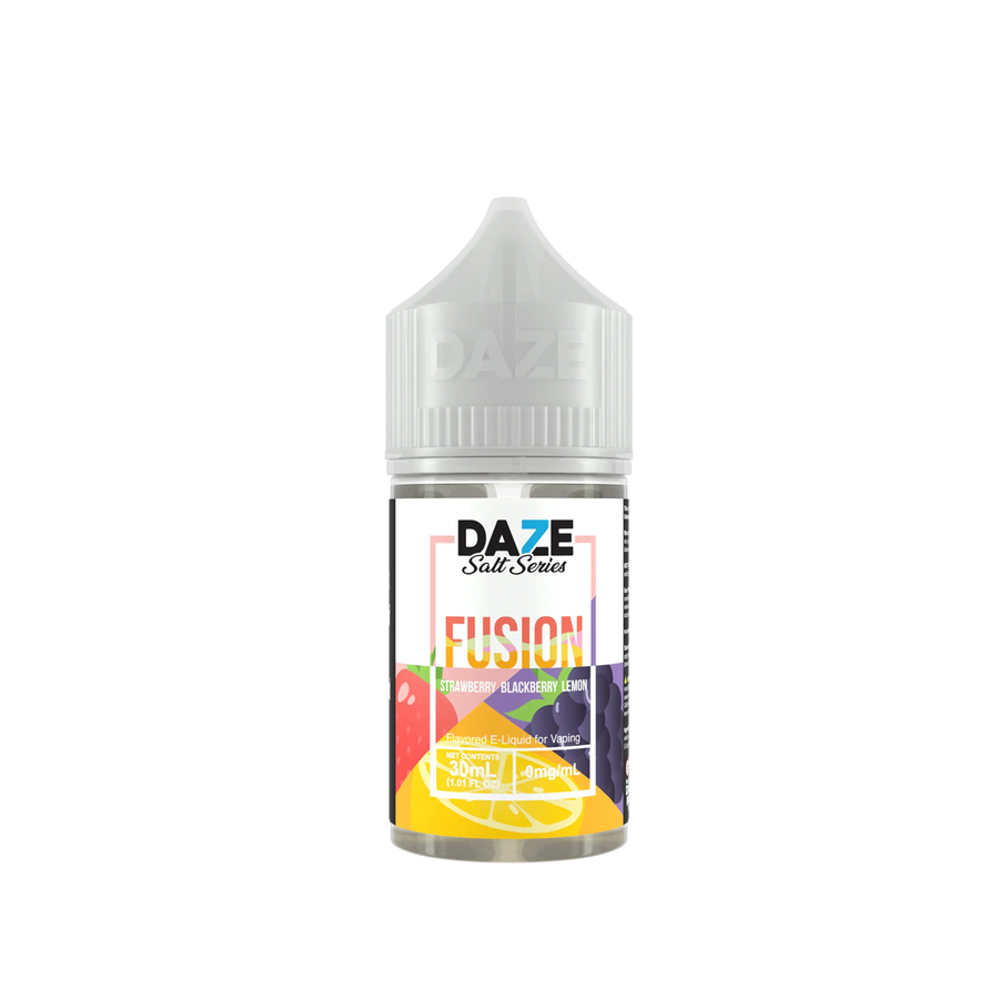 7 Daze Fusion Salt Nicotine Vape Juice 30 Mg Strawberry Blackberry Lemon 