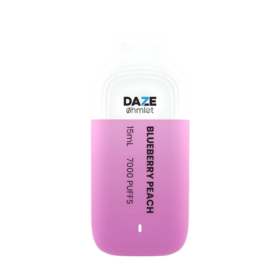 7 Daze Ohmlet 7000 Disposable Vape Blueberry Peach  