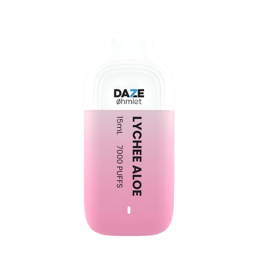 7 Daze Ohmlet 7000 Disposable Vape Lychee Aloe  