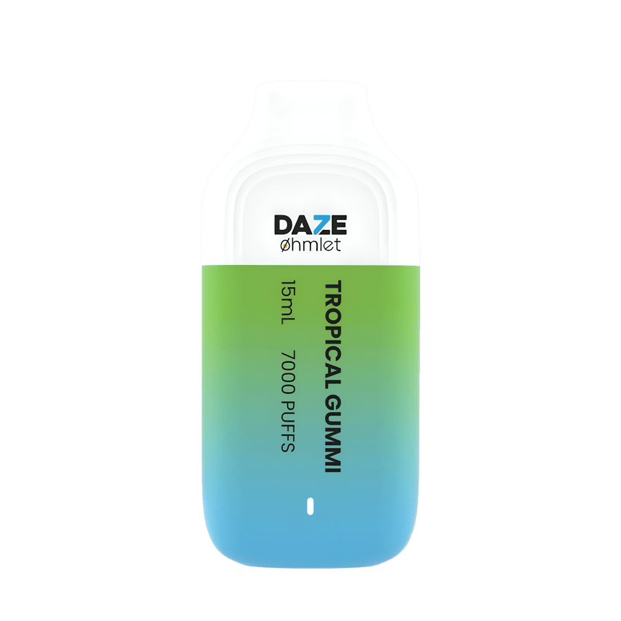 7 Daze Ohmlet 7000 Disposable Vape Tropical Gummi  