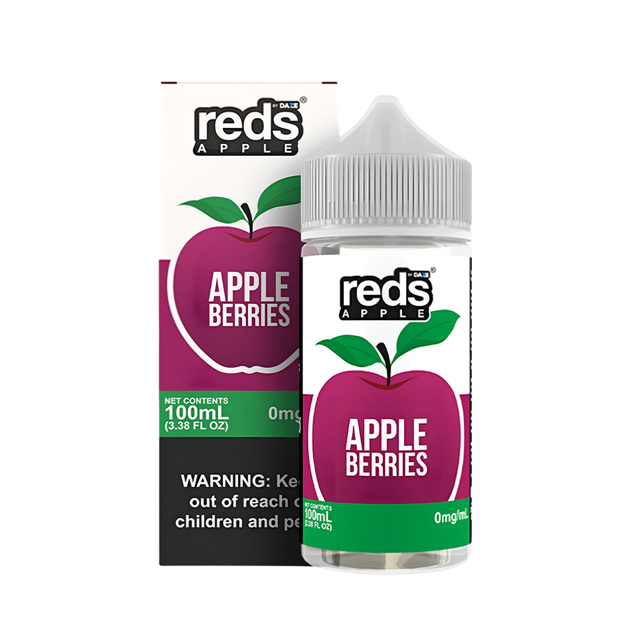 7 Daze Reds Apple Freebase Vape Juice 0 Mg Berries 