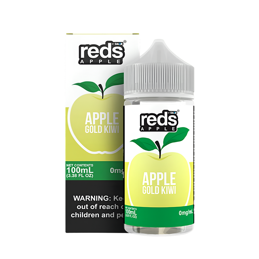 7 Daze Reds Apple Freebase Vape Juice 0 Mg Gold Kiwi 