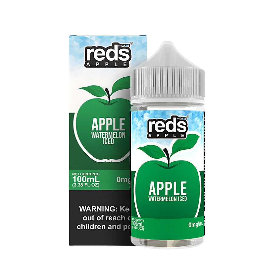 7 Daze Reds Apple Iced Freebase Vape Juice 0 Mg Watermelon Iced 