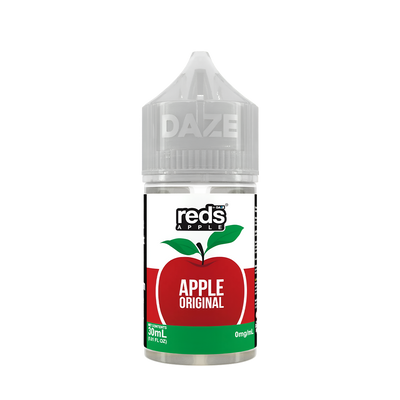 7 Daze Reds Apple Salt Nicotine Vape Juice 30 Mg Apple Original 