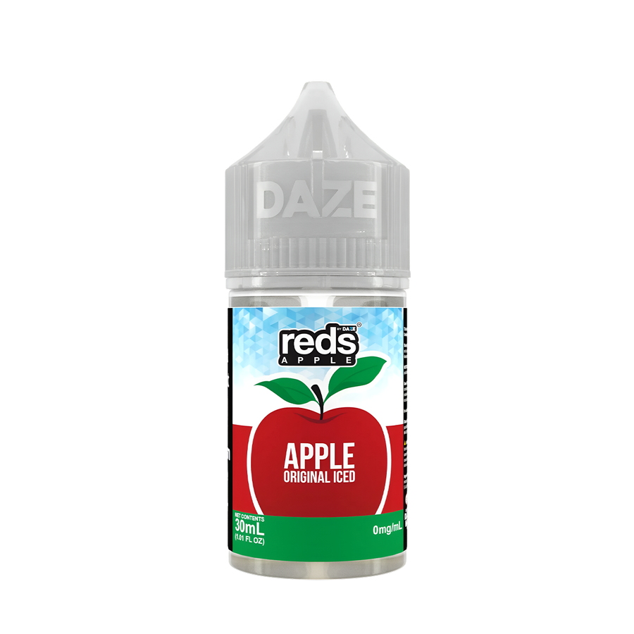 7 Daze Reds Apple Iced Salt Nicotione Vape Juice 30 Mg Apple Original Iced 