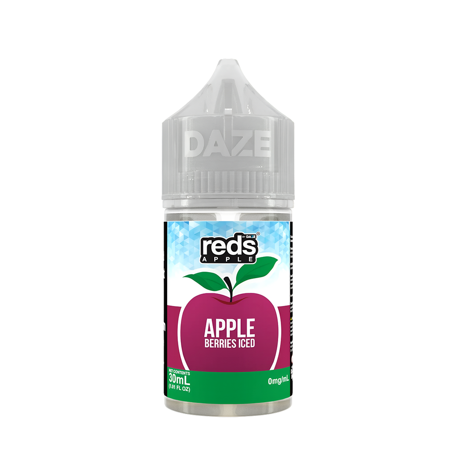 7 Daze Reds Apple Iced Salt Nicotione Vape Juice 30 Mg Berries Iced 