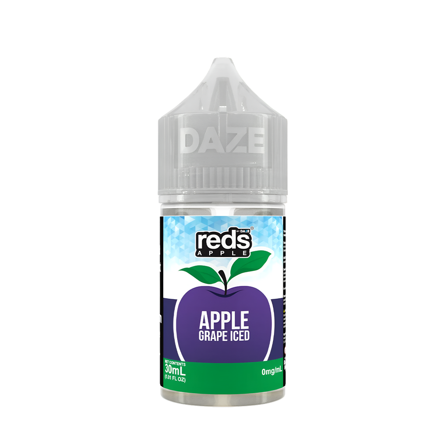 7 Daze Reds Apple Iced Salt Nicotione Vape Juice 30 Mg Grape Iced 