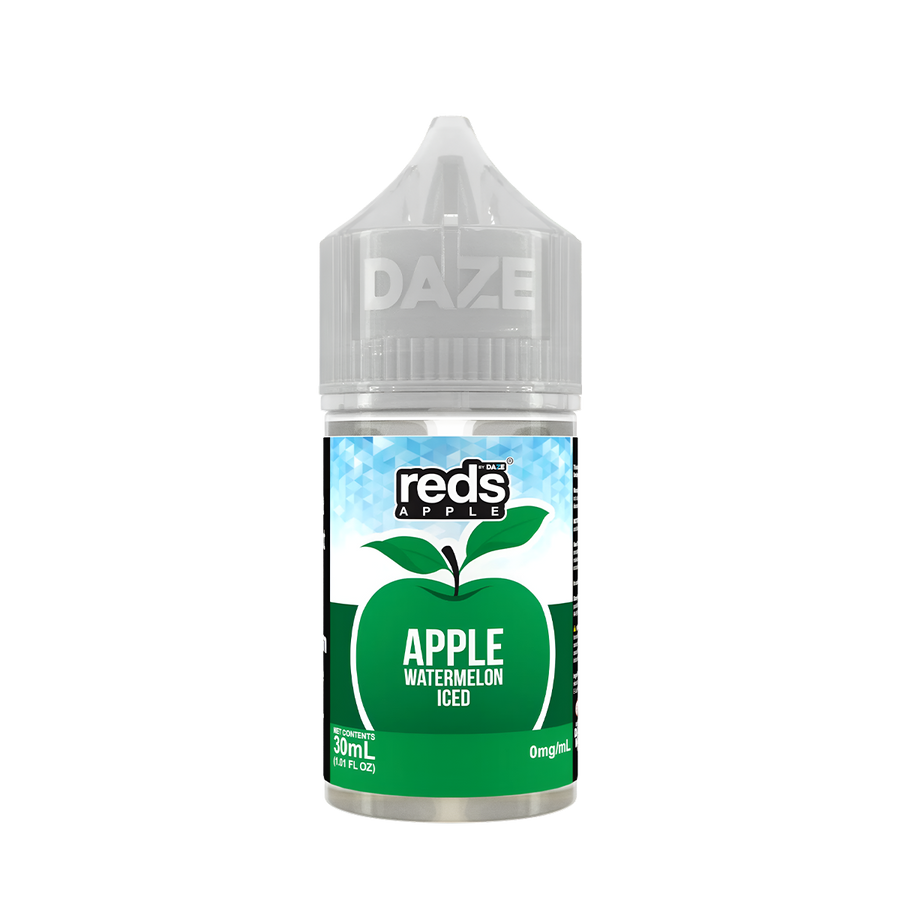 7 Daze Reds Apple Iced Salt Nicotione Vape Juice 30 Mg Watermelon Iced 