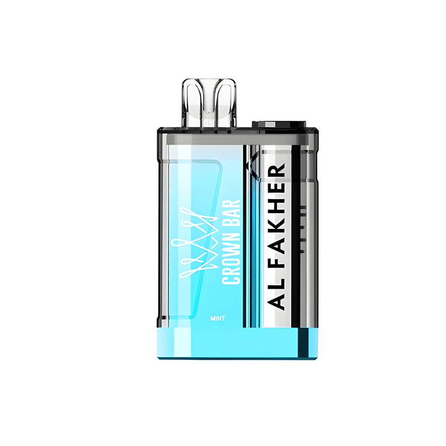 AL Fakher Crown Bar Crystal Disposable Vape Mint  