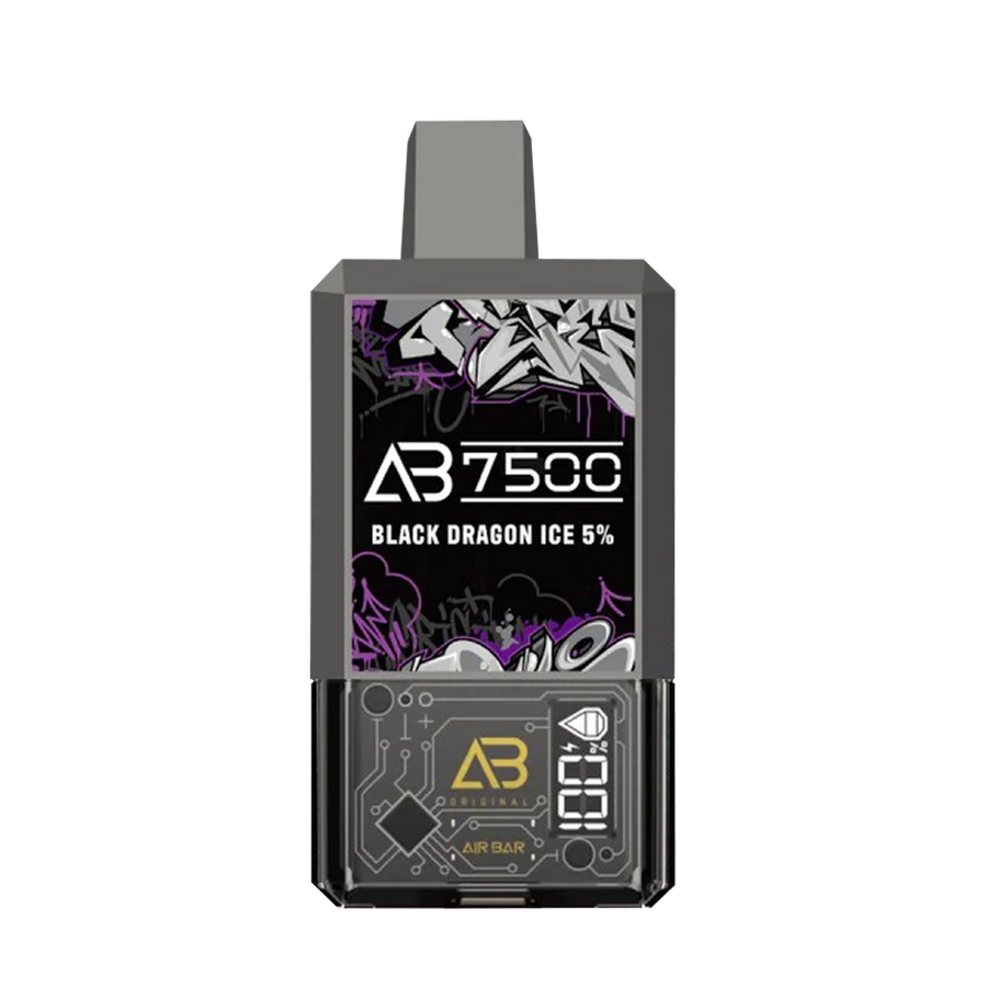 Air Bar AB7500 Disposable Vape Black Dragon Ice  