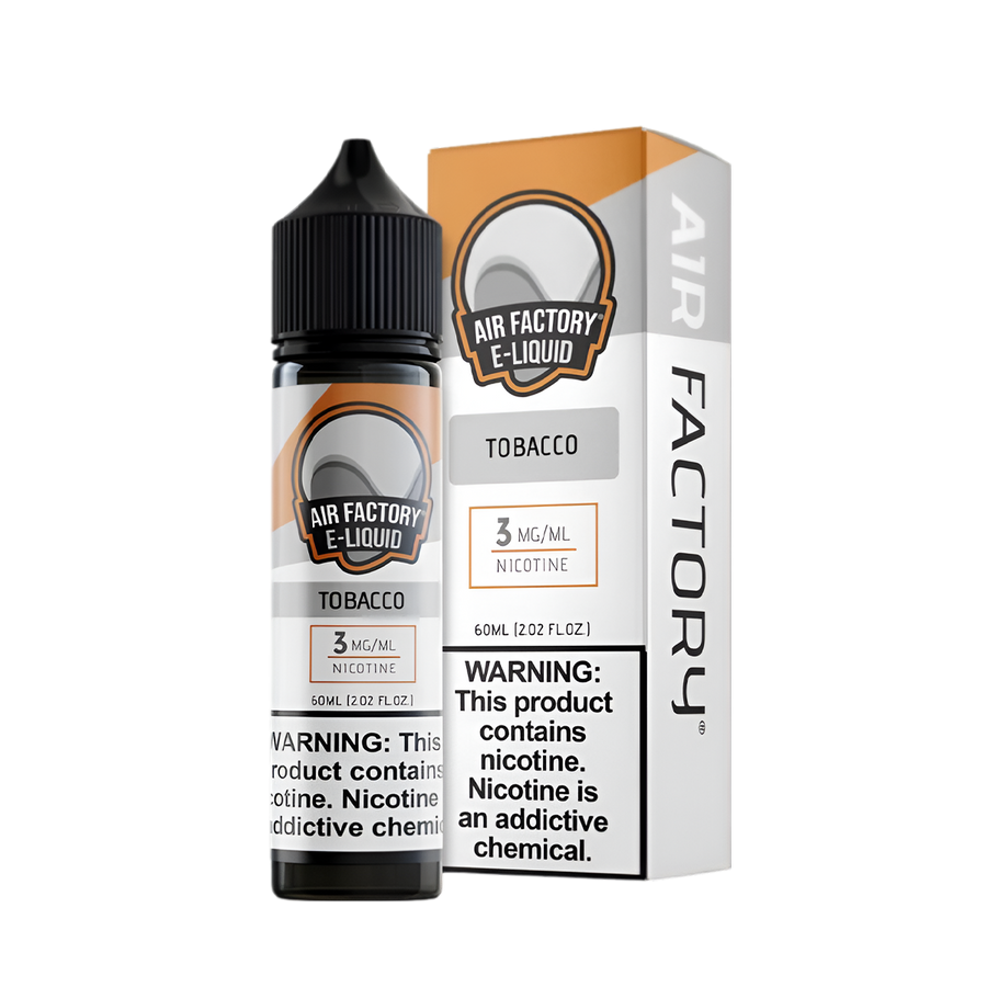 Air Factory Freebase Vape Juice 3 Mg 60 Ml Tobacco