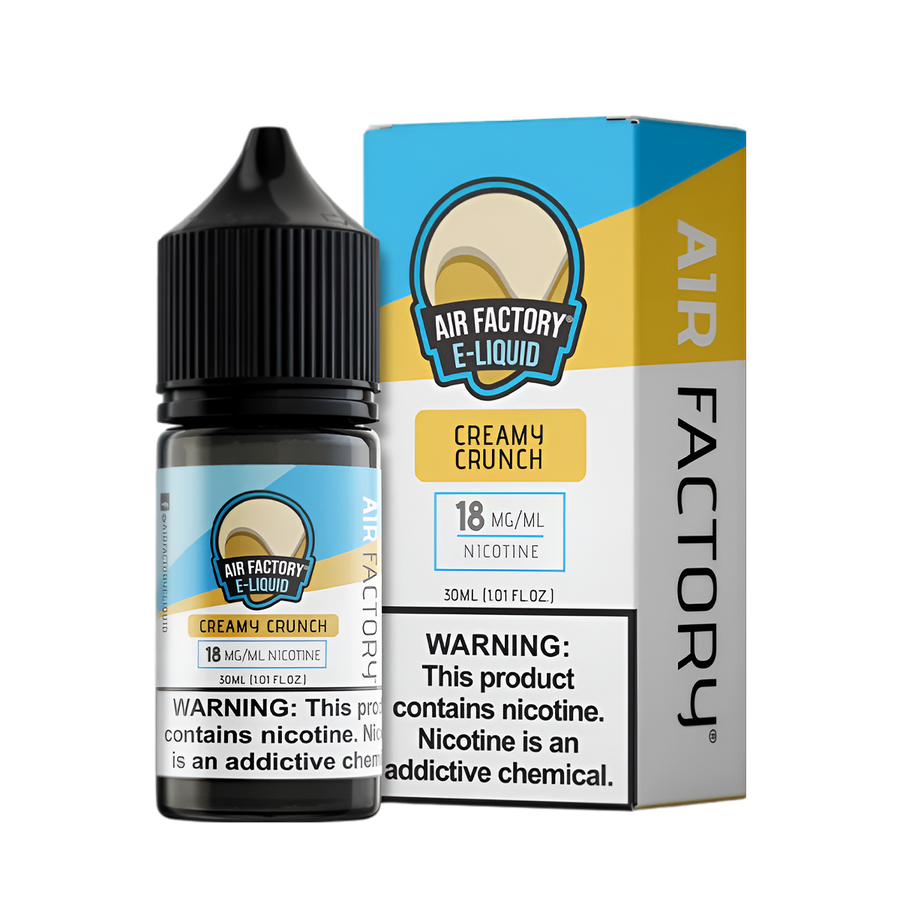 Air Factory Salt Nicotine Vape Juice 18 Mg Creamy Crunch 