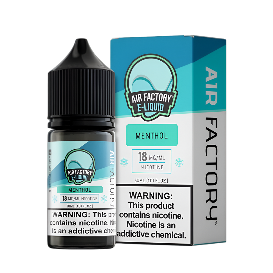 Air Factory Salt Nicotine Vape Juice 18 Mg Menthol 