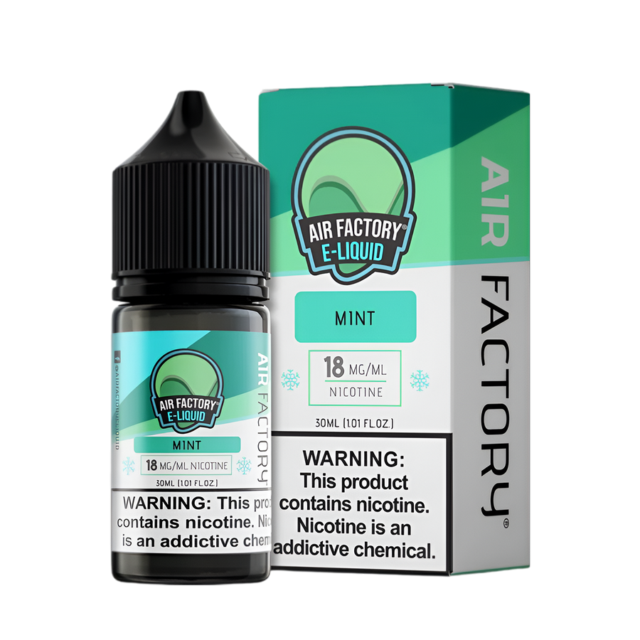 Air Factory Salt Nicotine Vape Juice 18 Mg Mint 