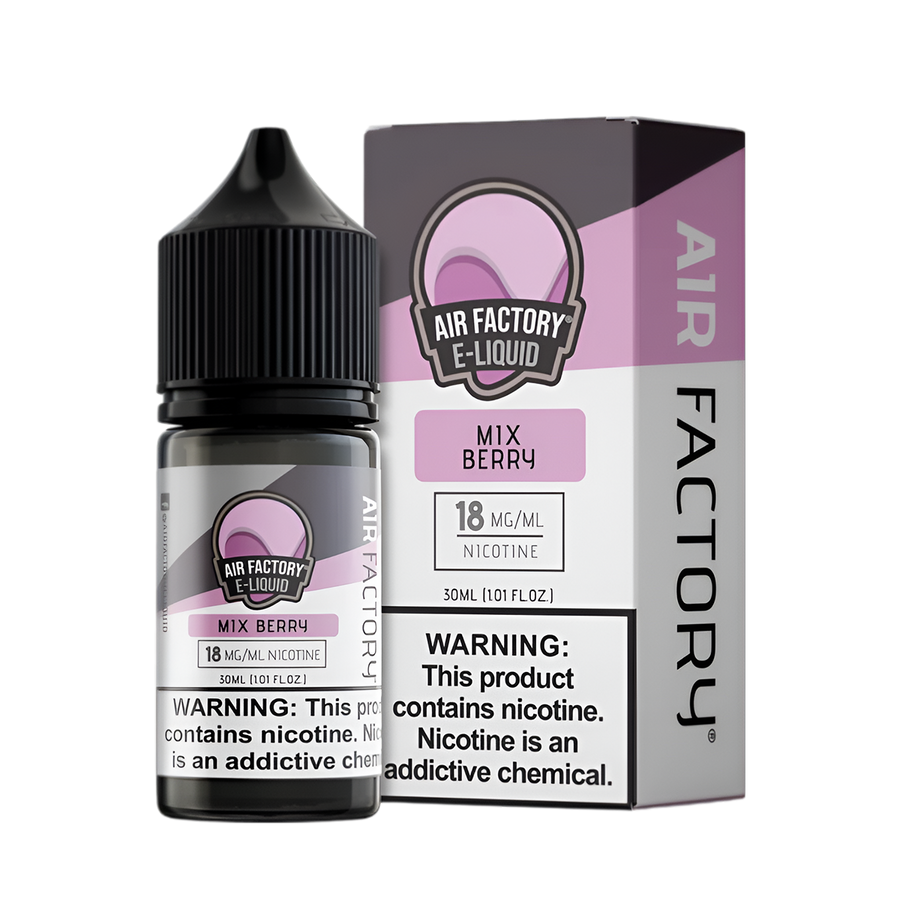 Air Factory Salt Nicotine Vape Juice 18 Mg Mix Berry 