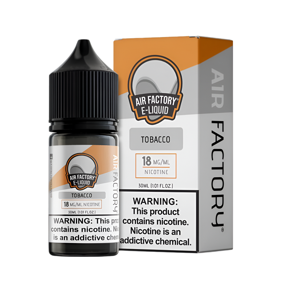 Air Factory Salt Nicotine Vape Juice 18 Mg Tobacco 