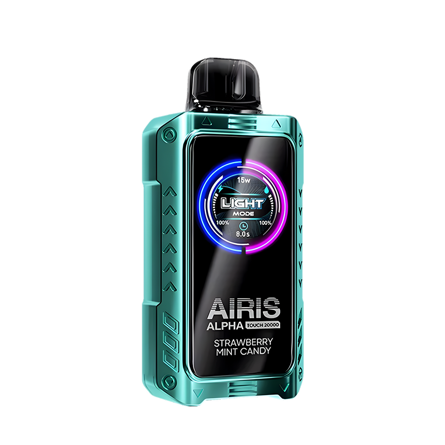 Airis Alpha Touch 20000 Disposable Vape Strawberry Mint Candy  