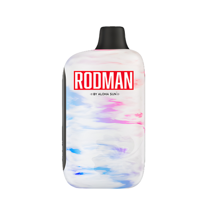 Aloha Sun ☓ Rodman 9100 Disposable Vape Rodman Blast (Rainbow Candy)  