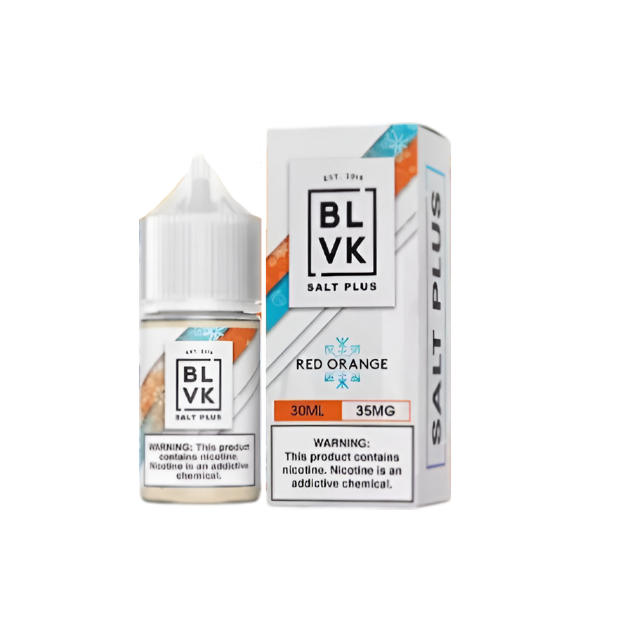 BLVK Salt Plus Nicotine Vape Juice 35 Mg Red Orange Ice 