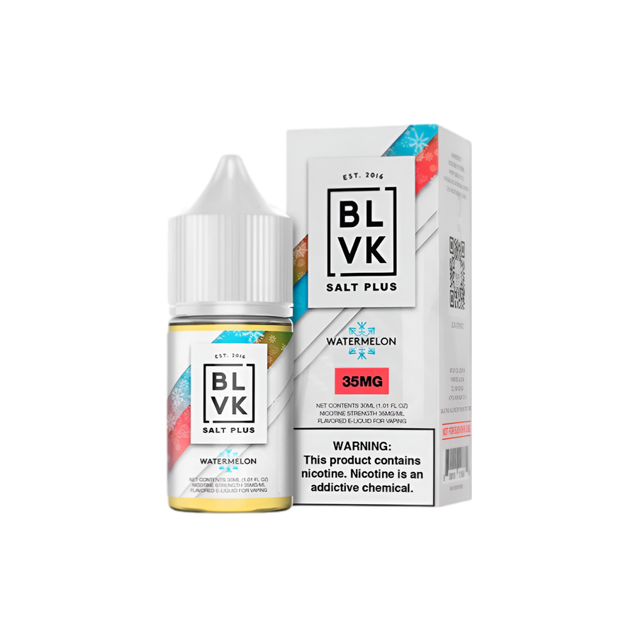 BLVK Salt Plus Nicotine Vape Juice 35 Mg Watermelon Ice 