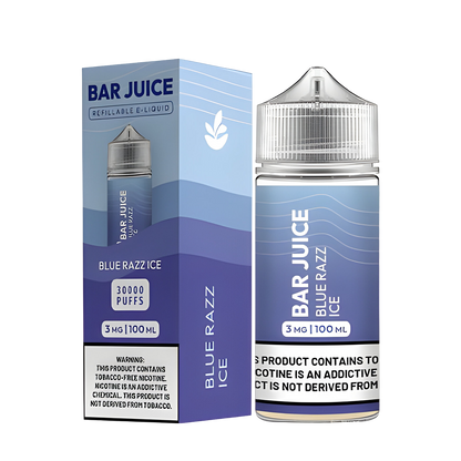Bar Juice Freebase Vape Juice 3 Mg 100 Ml Blue Razz Ice