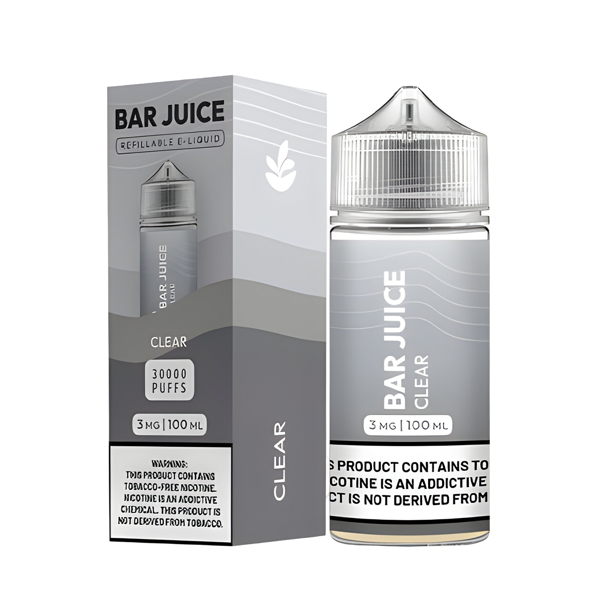 Bar Juice Freebase Vape Juice 3 Mg 100 Ml Clear