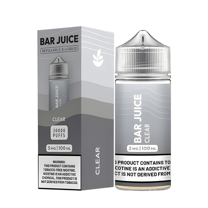 Bar Juice Freebase Vape Juice 3 Mg 100 Ml Clear