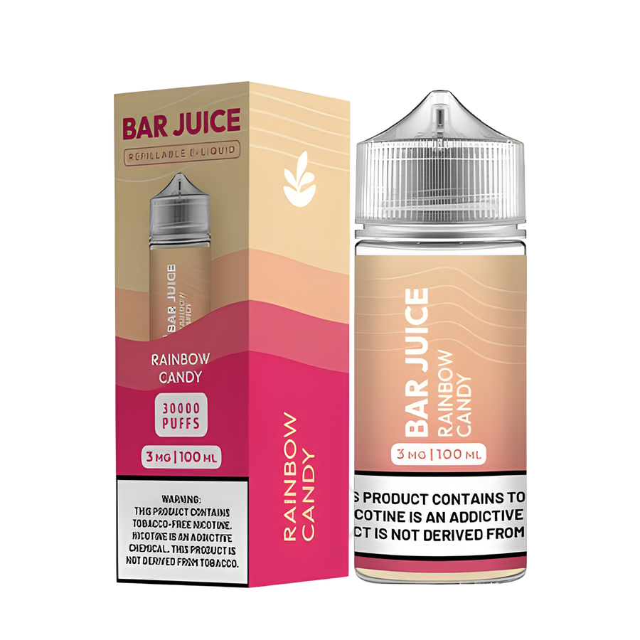 Bar Juice Freebase Vape Juice 3 Mg Rainbow Candy 