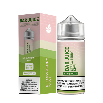 Bar Juice Freebase Vape Juice 3 Mg Strawberry Kiwi 