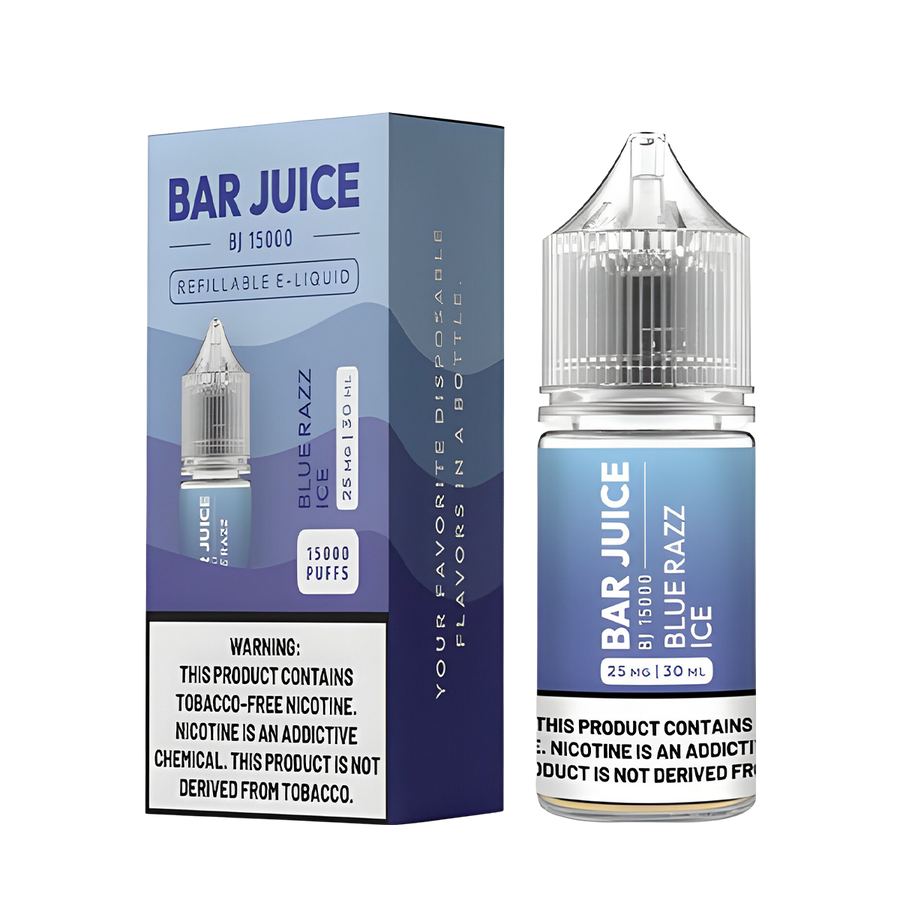 Bar Juice Salt Nicotine Vape Juice 25 Mg 30 Ml Blue Razz Ice