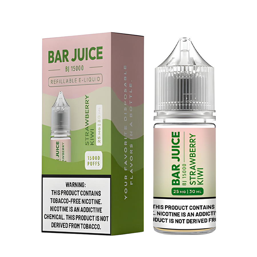 Bar Juice Salt Nicotine Vape Juice 25 Mg Strawberry Kiwi 