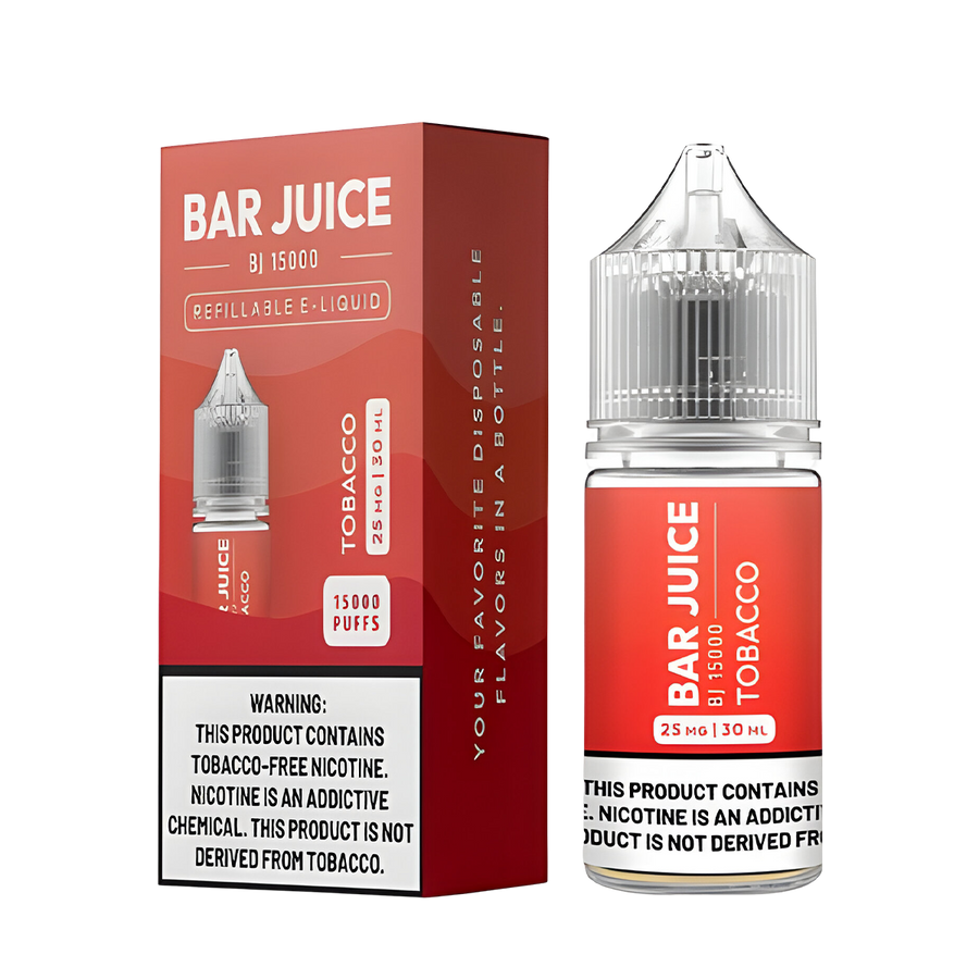 Bar Juice Salt Nicotine Vape Juice 25 Mg Tobacco 