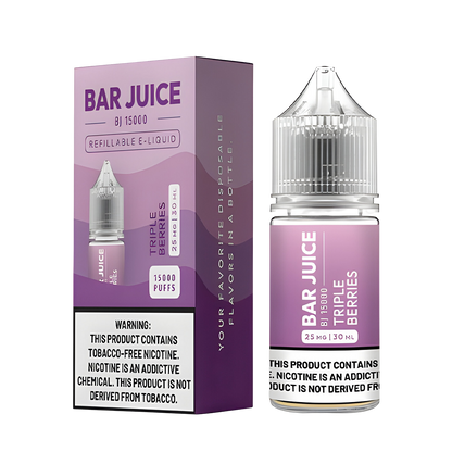 Bar Juice Salt Nicotine Vape Juice 25 Mg Triple Berries 