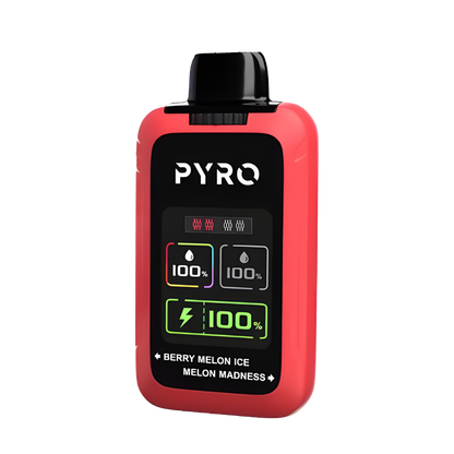 Pyro Duo 30K Disposable Vape Berry Melon Ice + Melon Madness  