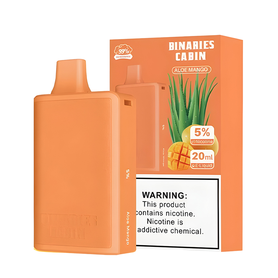 HorizonTech Binaries Cabin 10000 Disposable Vape Aloe Mango 50 Mg 