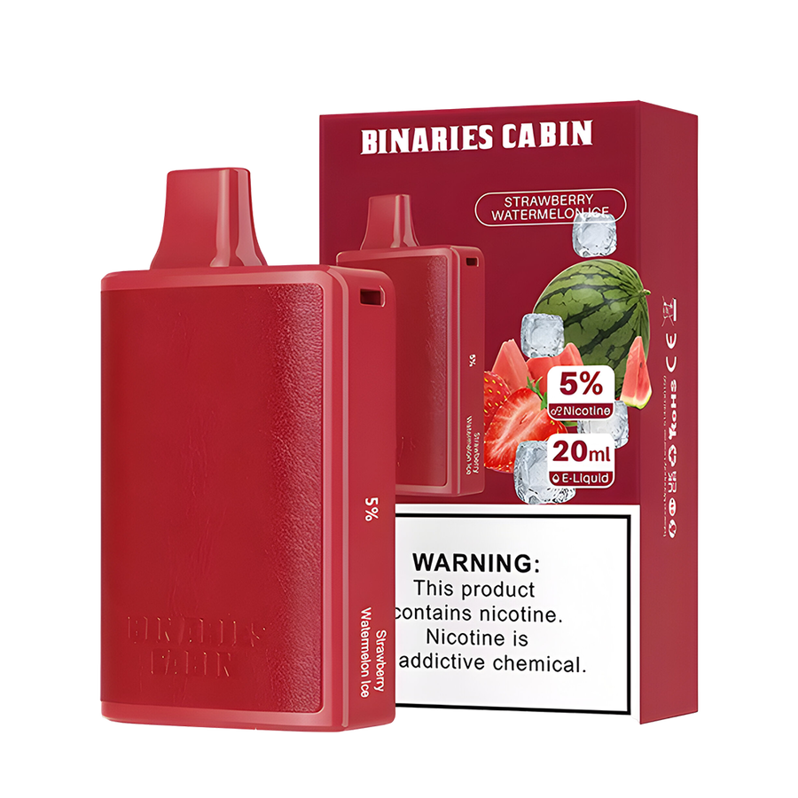 HorizonTech Binaries Cabin 10000 Disposable Vape Strawberry Watermelon Ice 50 Mg 