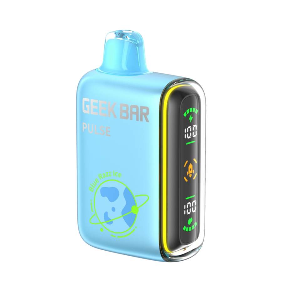 Geek Bar Pulse 15K Disposable Vape Blue Razz Ice  