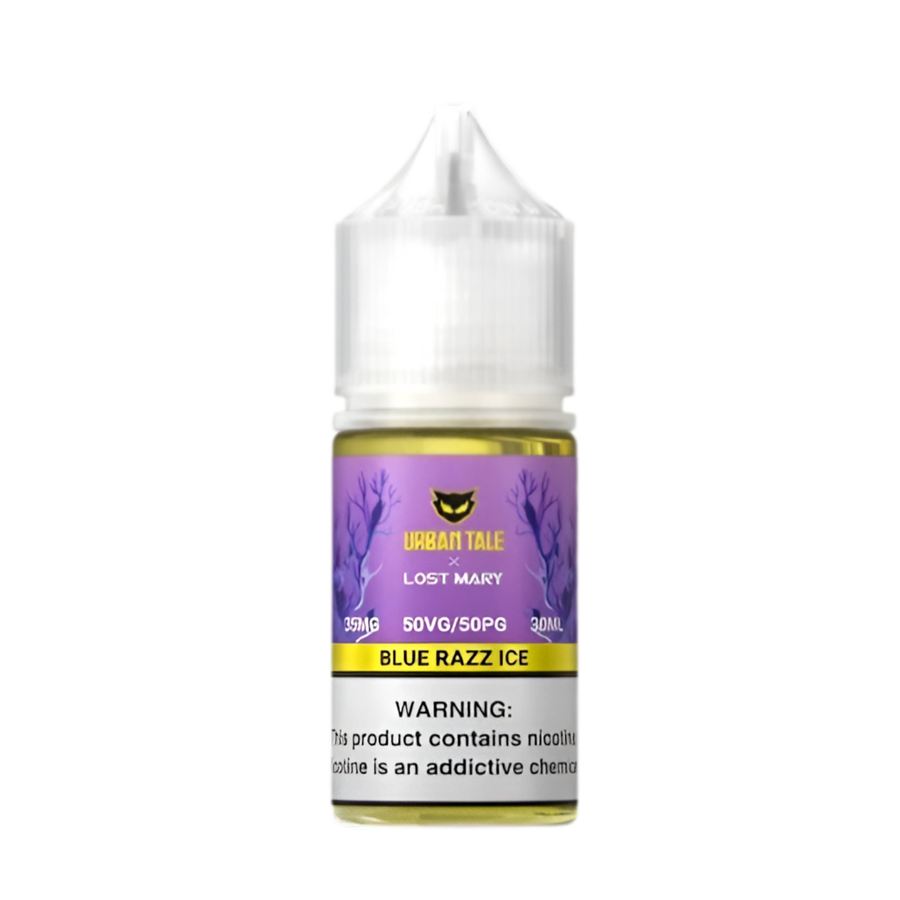 Lost Mary X Urban Tale Salt Nicotine Vape Juice 50 Mg Blue Razz Ice