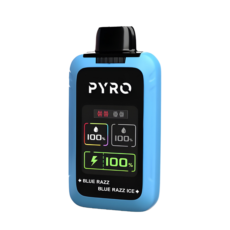 Pyro Duo 30K Disposable Vape Blue Razz + Blue Razz Ice  